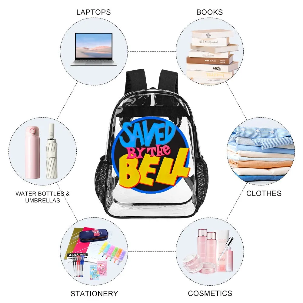 Saved By The Bell Transparent Backpack 17 Inch