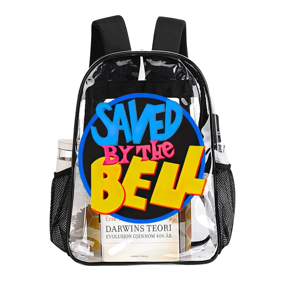 Saved By The Bell Transparent Backpack 17 Inch