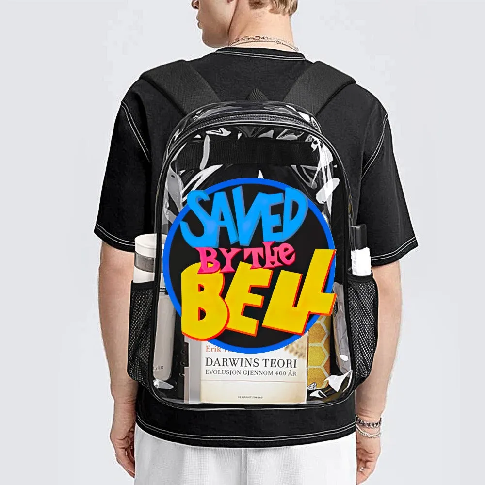 Saved By The Bell Transparent Backpack 17 Inch