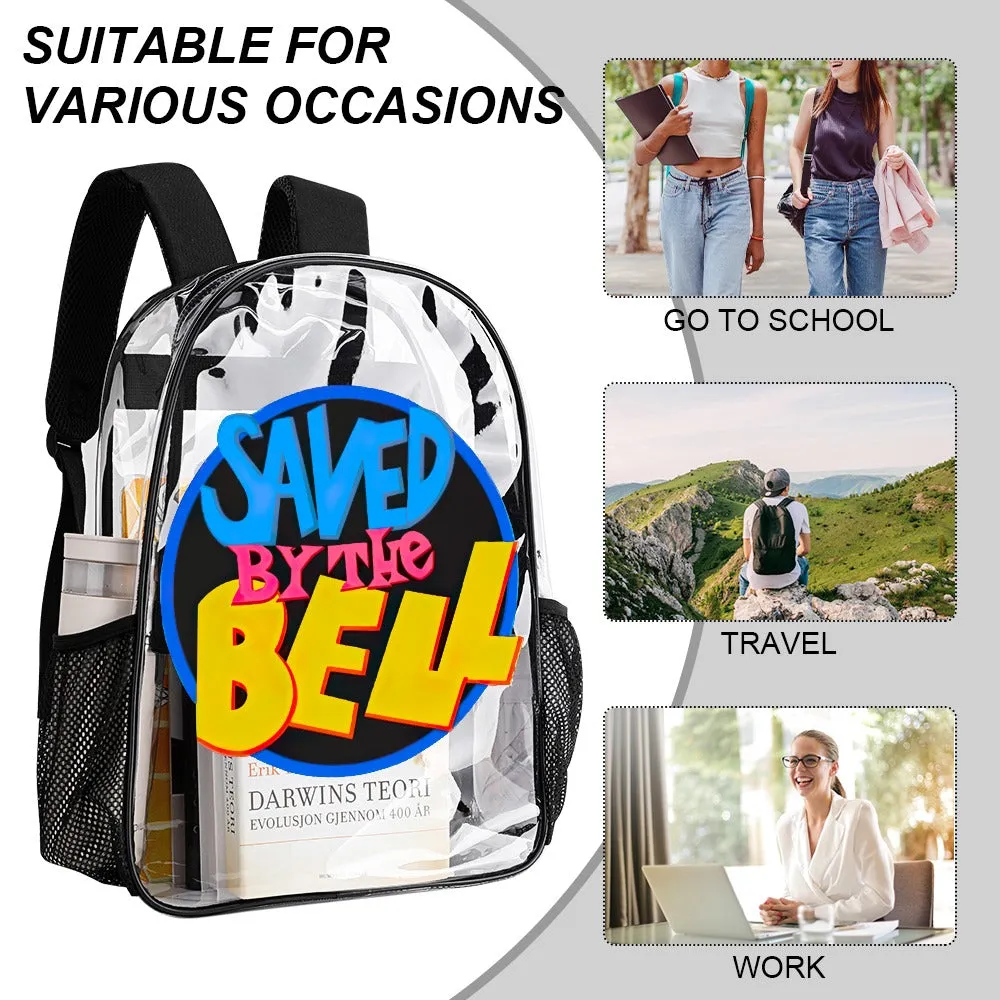 Saved By The Bell Transparent Backpack 17 Inch