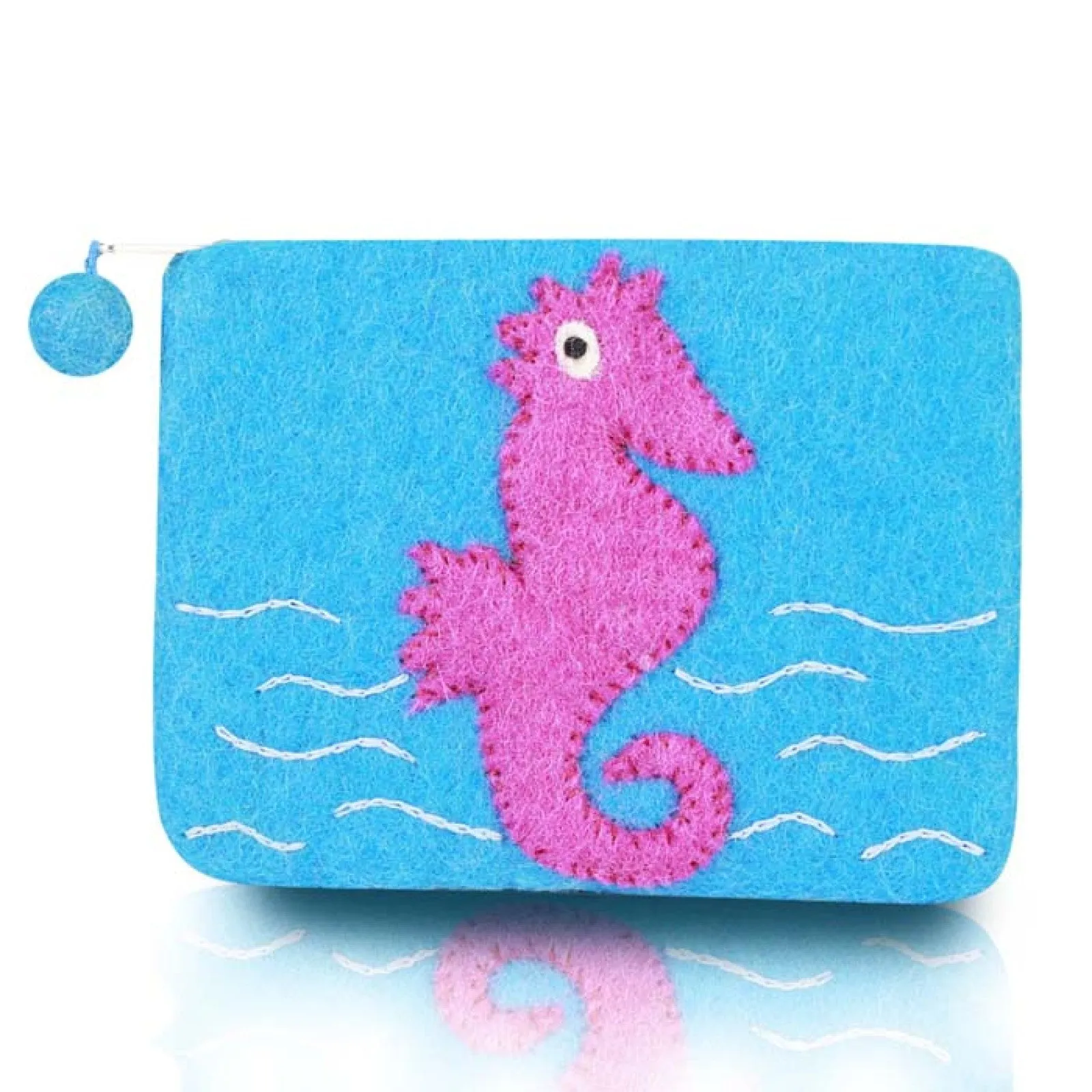 Sea Horse Design Coin Purse