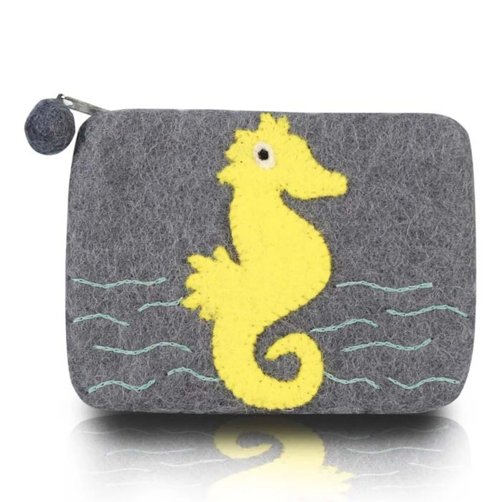 Sea Horse Design Coin Purse