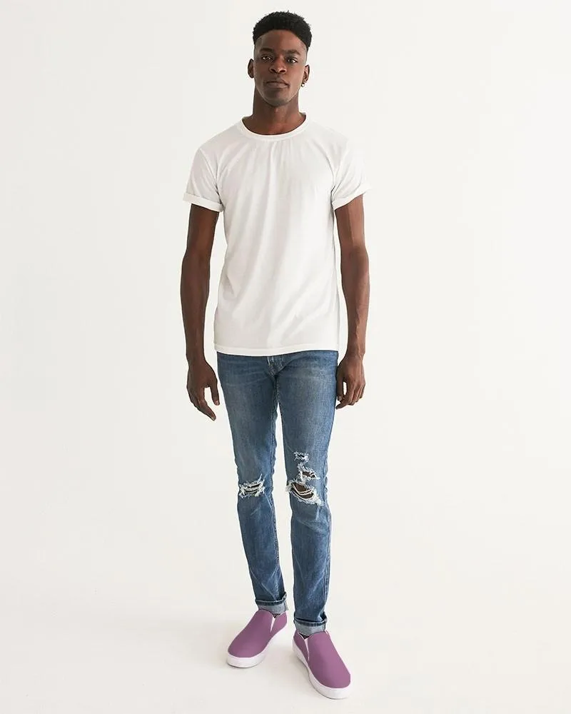 Shaded Pastel Purple Slip-On Canvas Sneakers | Men's | C15M60Y0K30