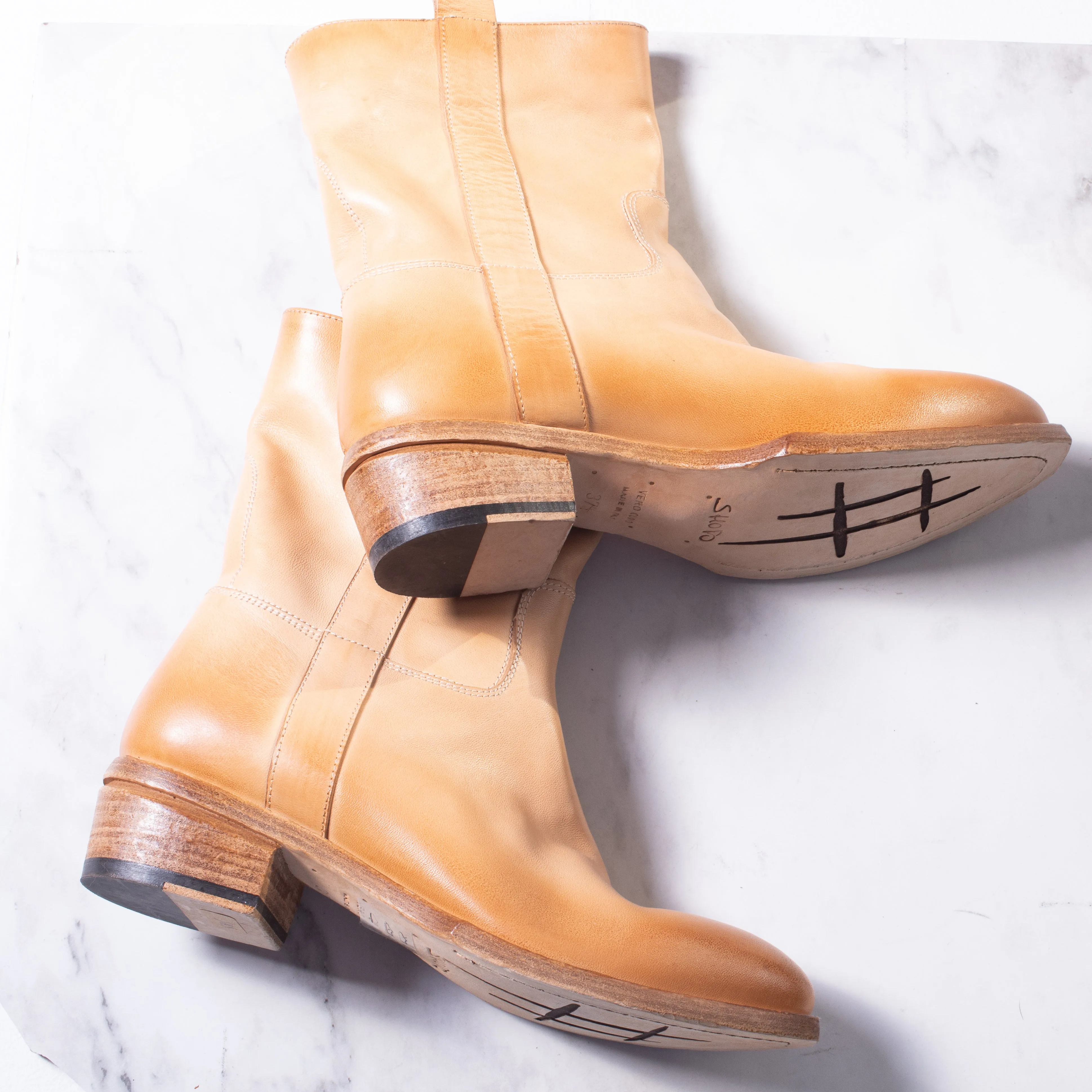 Shoto Western Pull on Boot (natural)