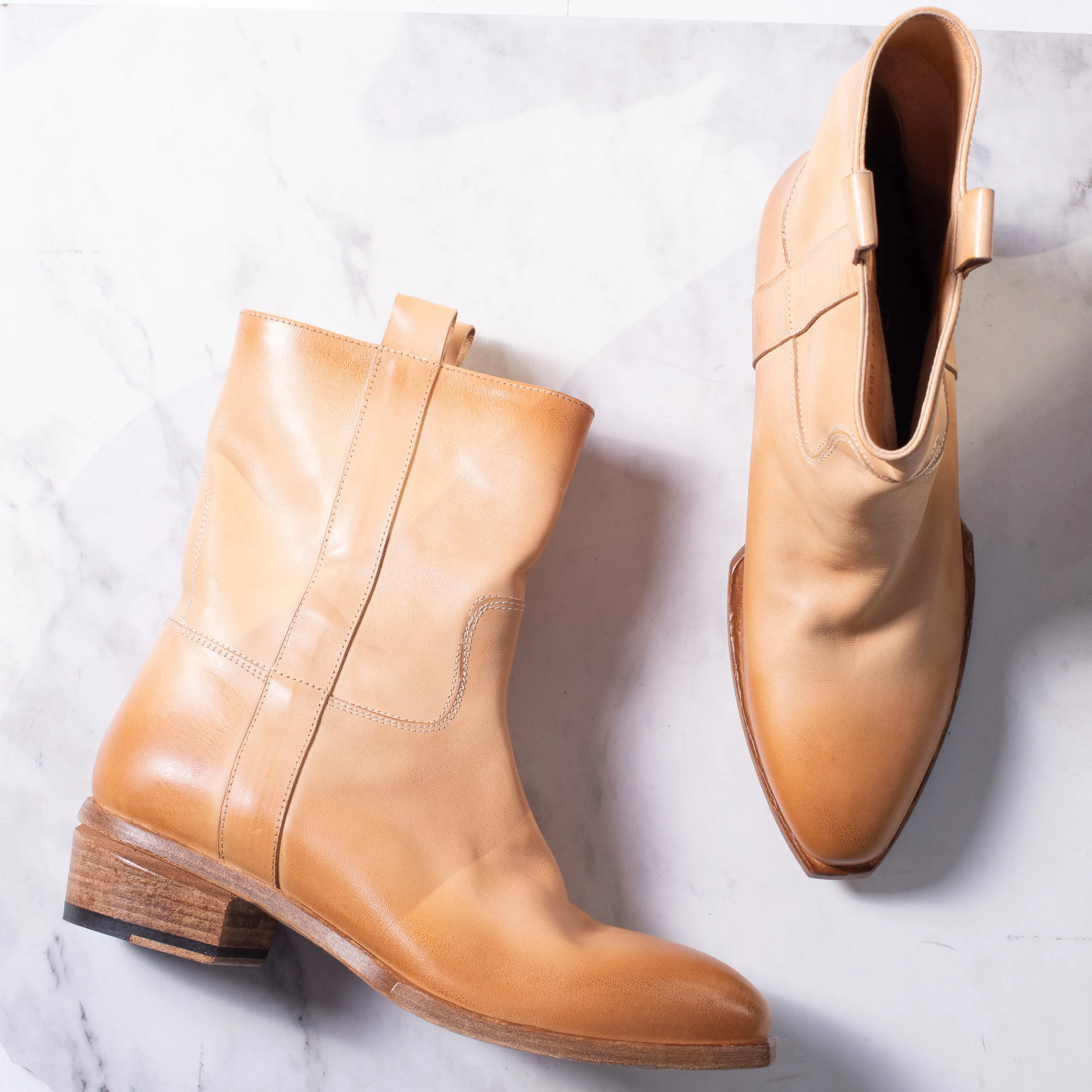 Shoto Western Pull on Boot (natural)