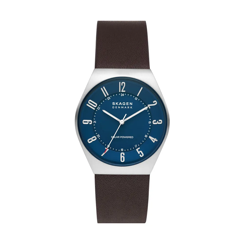 SKAGEN GRENEN SOLAR POWERED ESPRESSO STAINLESS STEEL