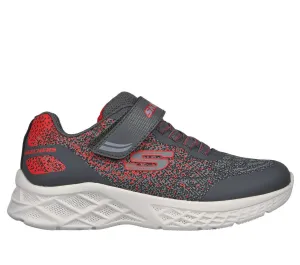 Skechers Microspec “Tromson” Sneakers in Charcoal/Red : Size 10.5 to 5