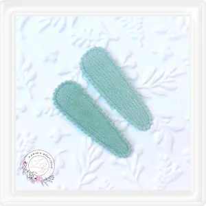 • Snap Clip Cover Appliques • Sage Green Corduroy •