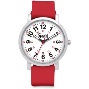Speidel Original Scrub Watch™ for Nurse, Medical Professionals and Students – Various Medical Scrub Colors, Easy Read Dial, Military Time with Second Hand, Silicone Band, Water Resistant | Multiple Colors