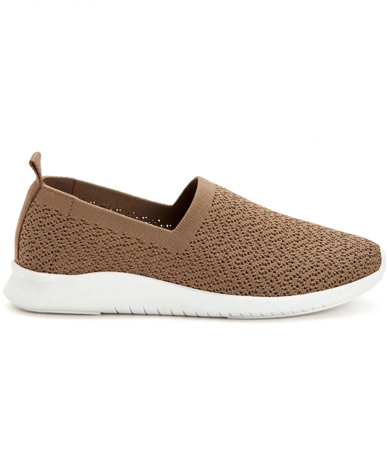 Style & Co Womens Slip On Mason Masonn Sneakers Light Taupe Brown 7.5M