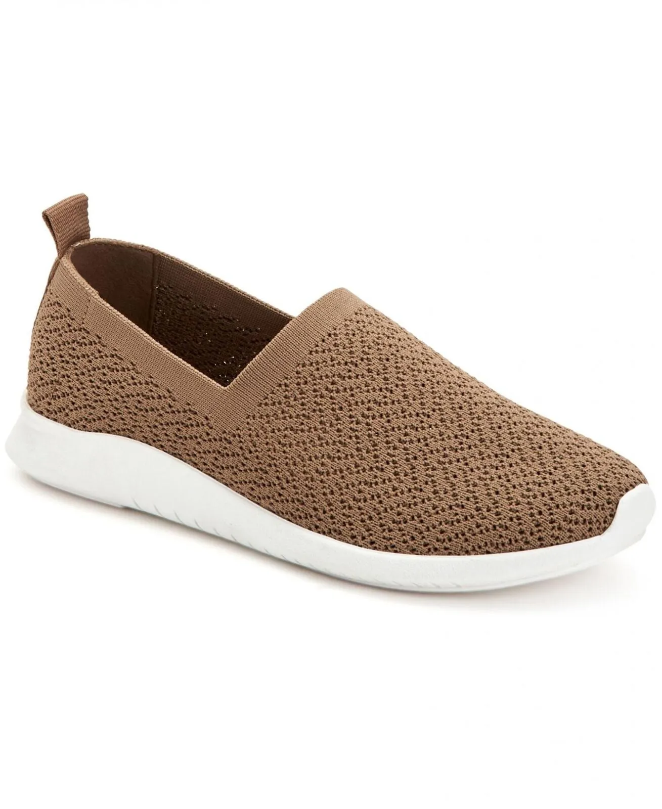 Style & Co Womens Slip On Mason Masonn Sneakers Light Taupe Brown 7.5M