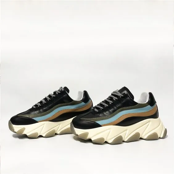 Stylish Striped Dad Sneaker Shoes
