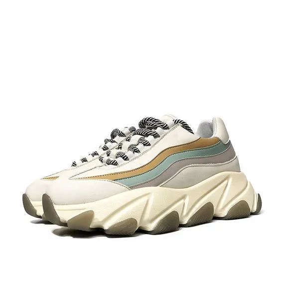 Stylish Striped Dad Sneaker Shoes