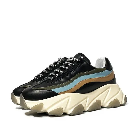 Stylish Striped Dad Sneaker Shoes