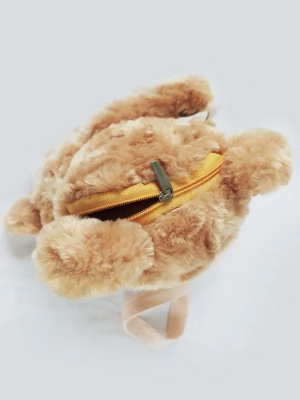 Sweet Lolita Backpack Faux Fur Bear Brown Lolita Bag