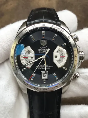 TAG Heuer Grand Carrera CAV511A Black Dial Automatic  Men's Watch
