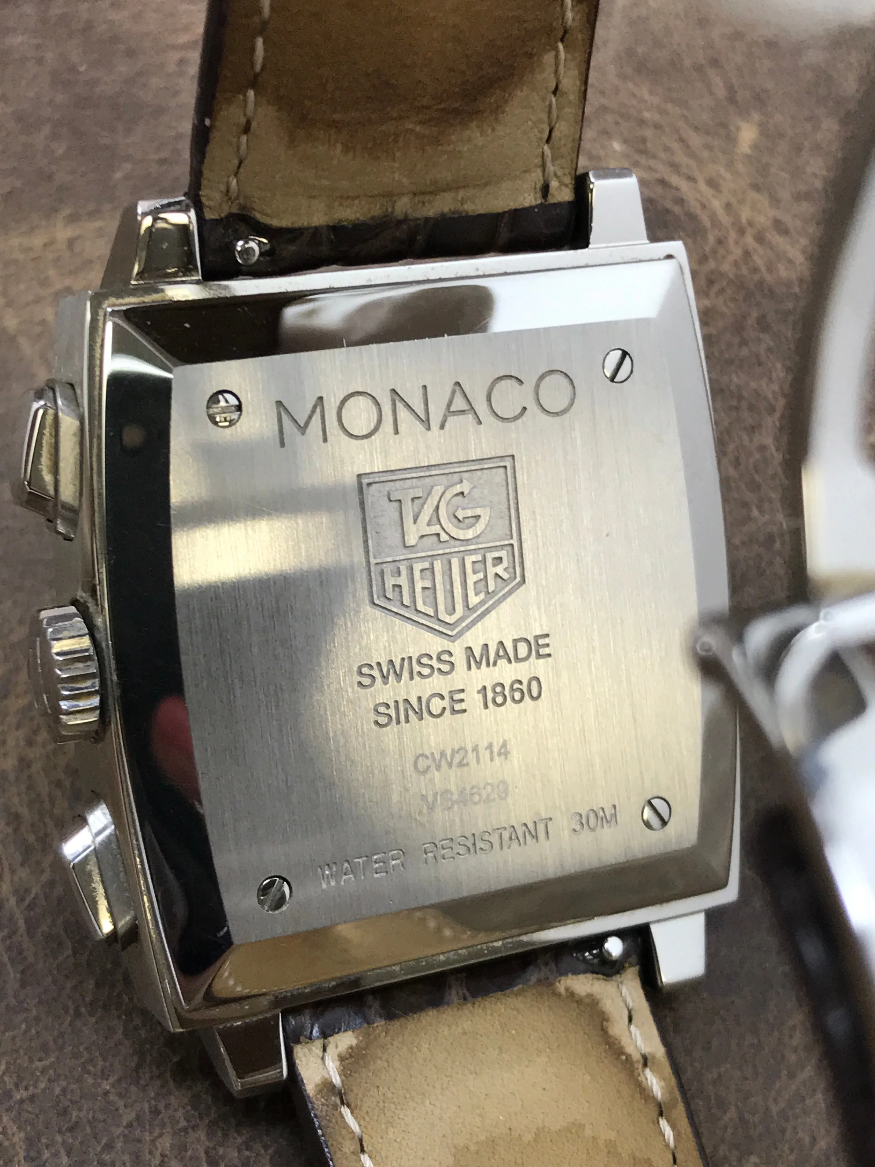 TAG Heuer Monaco CW2114 Black Dial Automatic Men's Watch