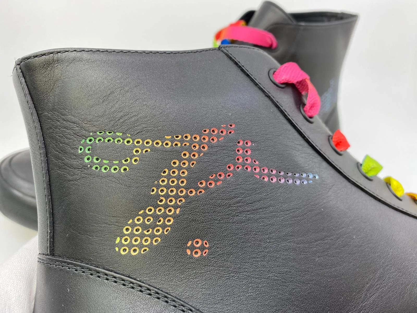 Tattoo Sneaker Boot Multicolor