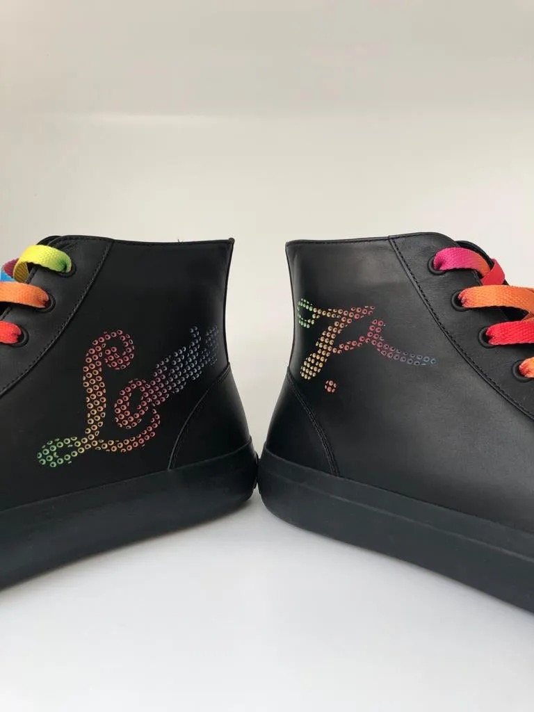Tattoo Sneaker Boot Multicolor