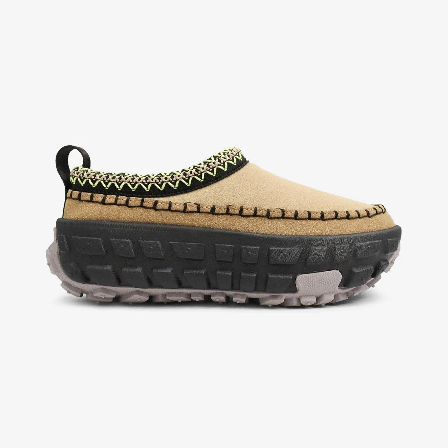 THE HEAT Sand Nude Faux Suede Slip On Clog - Closed Toe