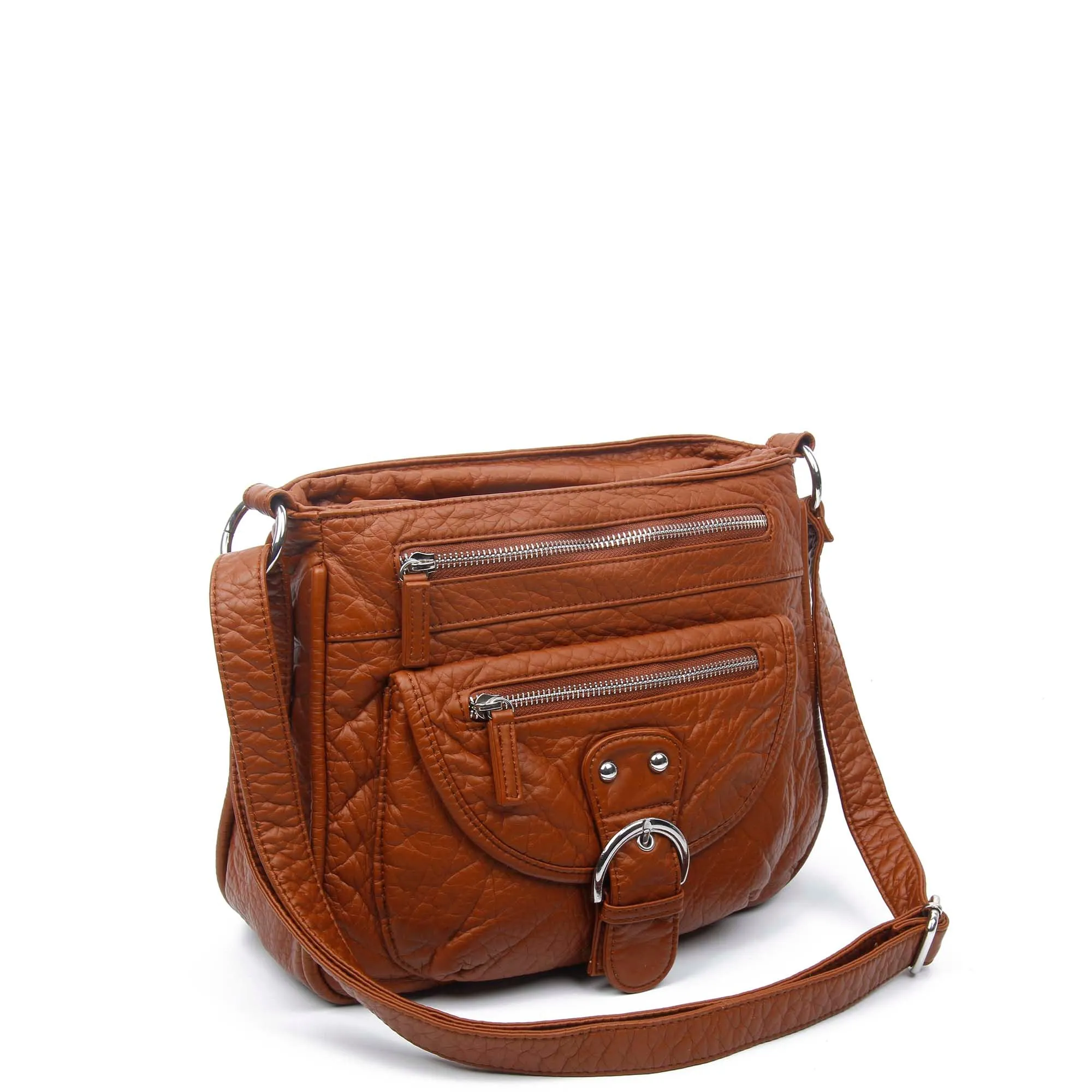 The Lorie Crossbody - Brown