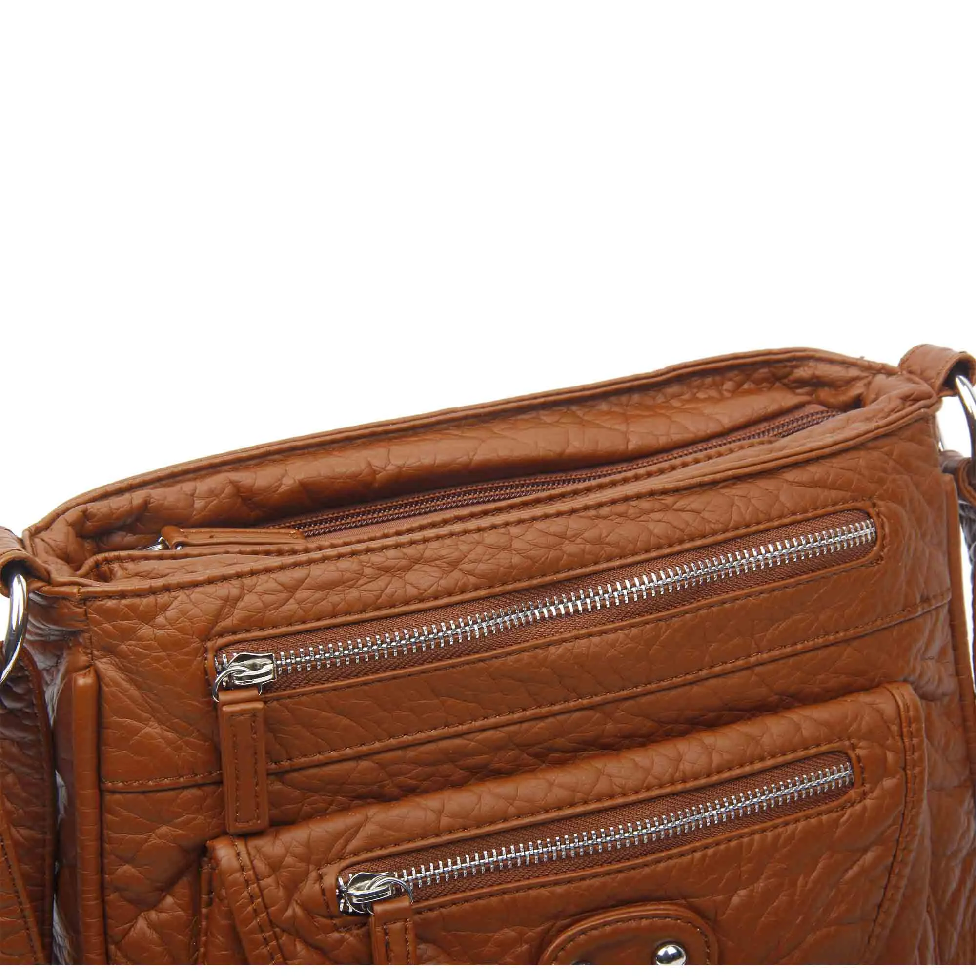 The Lorie Crossbody - Brown