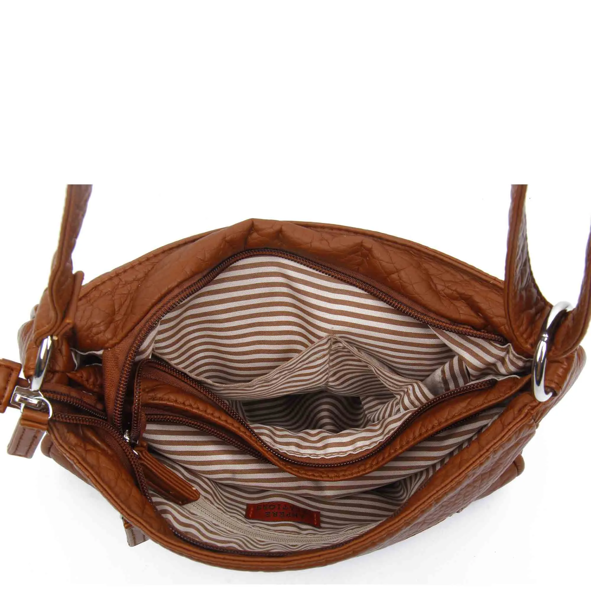 The Lorie Crossbody - Brown