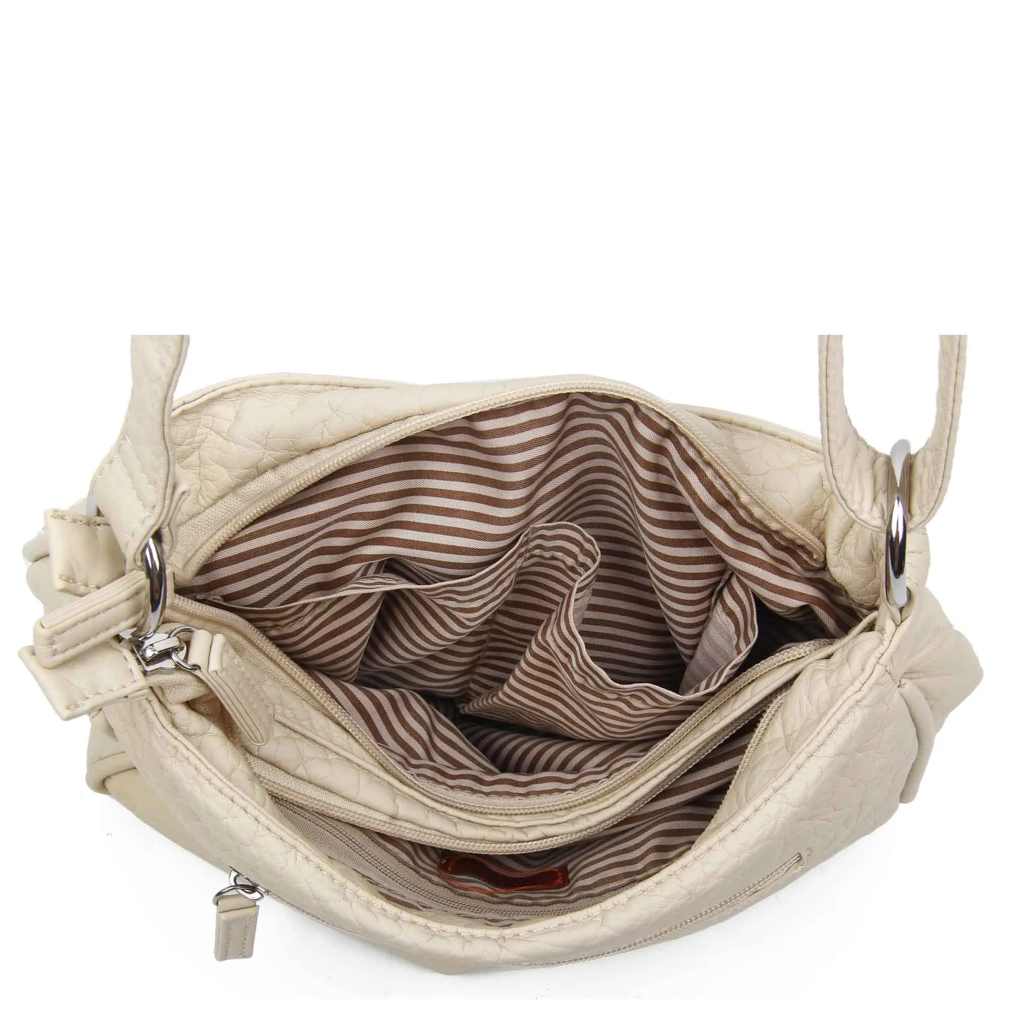 The Lorie Crossbody - Taupe