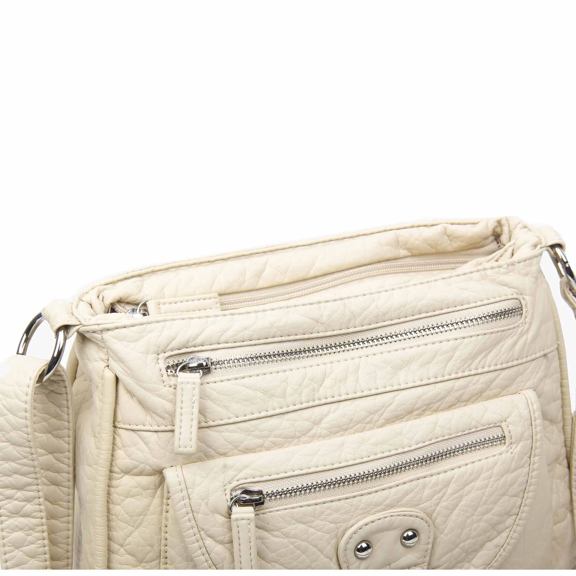 The Lorie Crossbody - Taupe