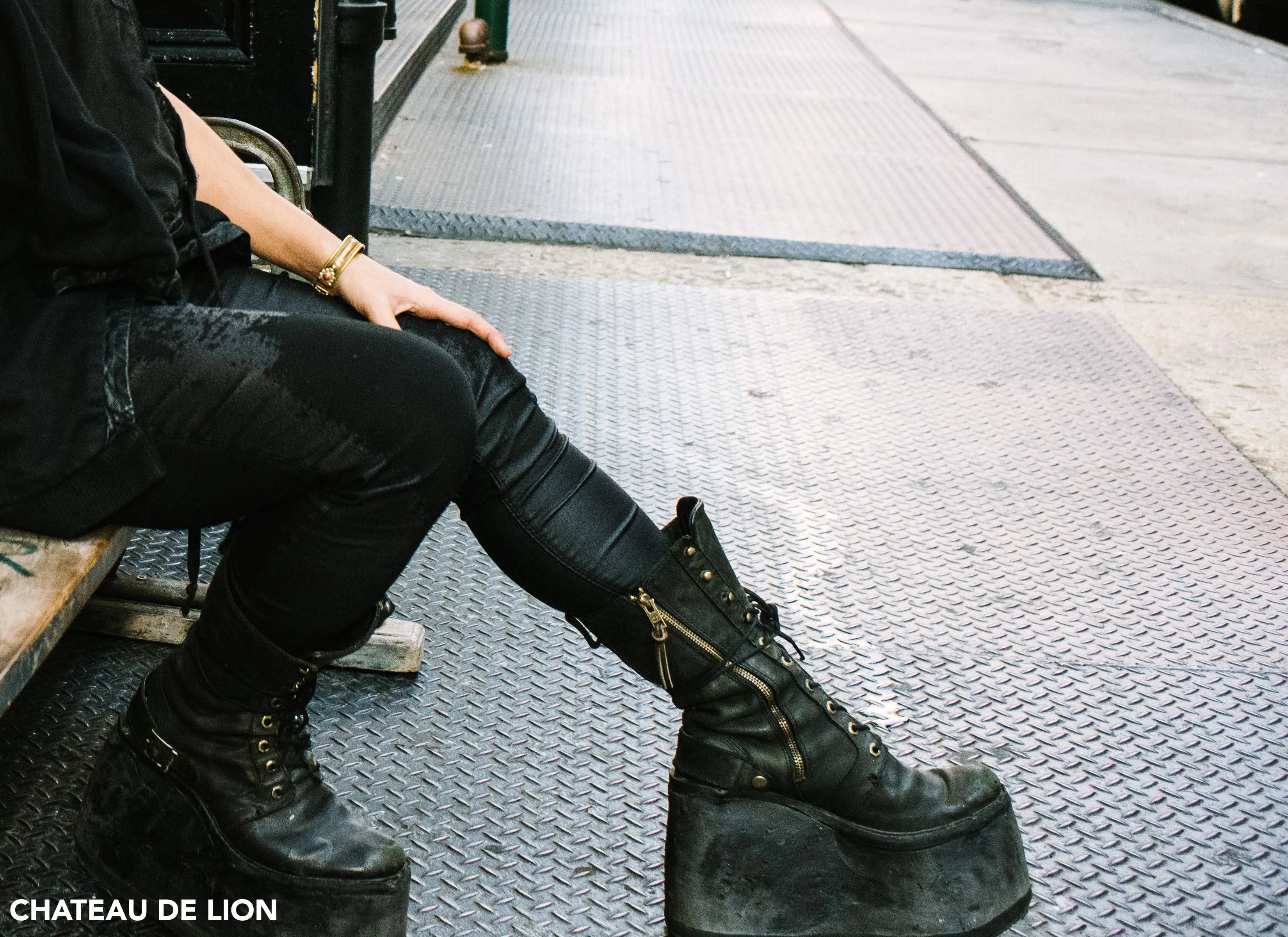 The Platform Motorcycle Boots
