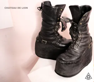 The Platform Motorcycle Boots