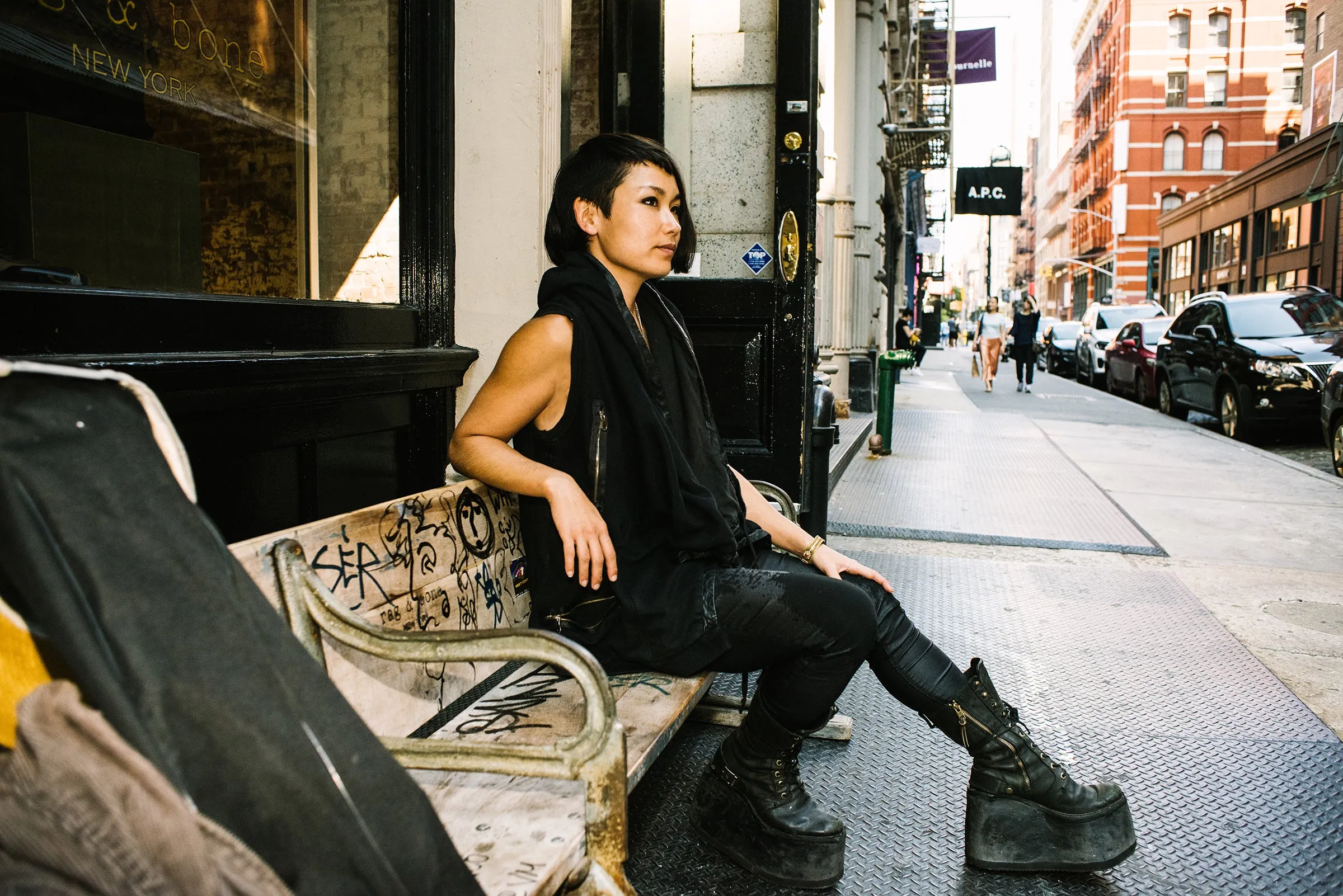 The Platform Motorcycle Boots