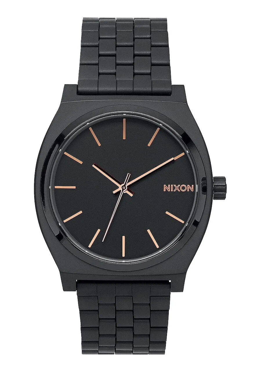 TIME TELLER - All Black Rose Gold