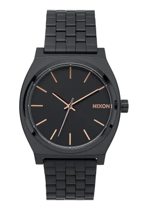 TIME TELLER - All Black Rose Gold