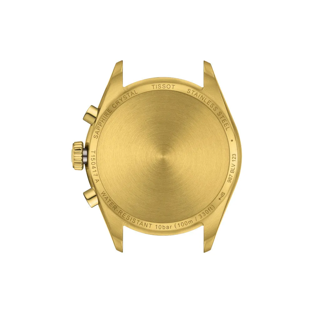 Tissot PR 100 Chronograph Gold Tone Watch