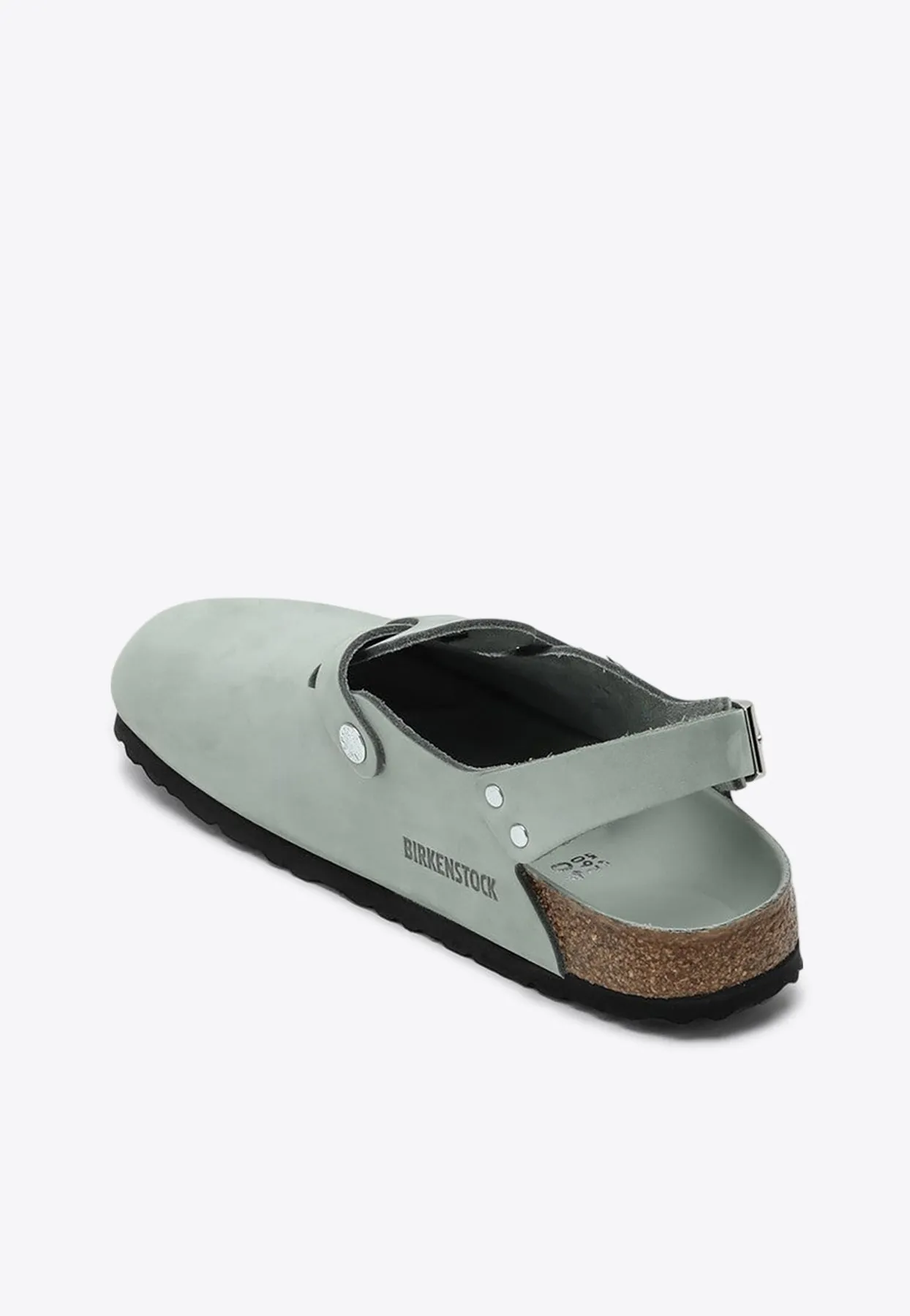 Tokio Buckled Leather Clogs