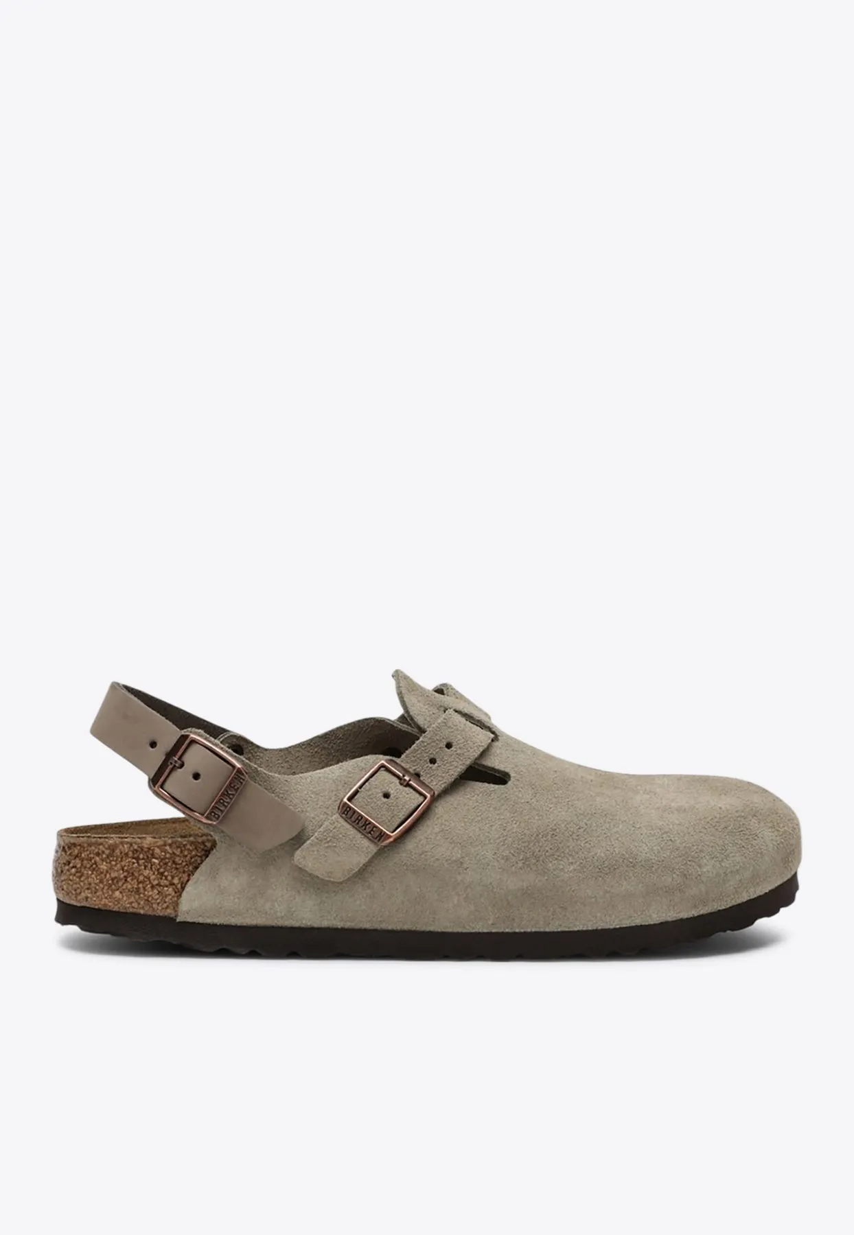 Tokio Suede Leather Clogs