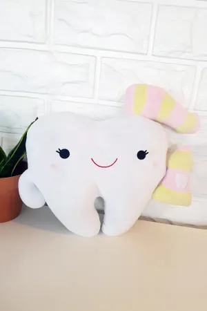 Tooth Bolster Cushion Doll Pink