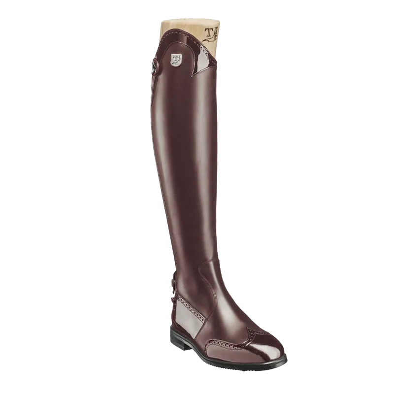 Tucci Boots Marilyn with Punched Patent Detail (Instant Dispatch)