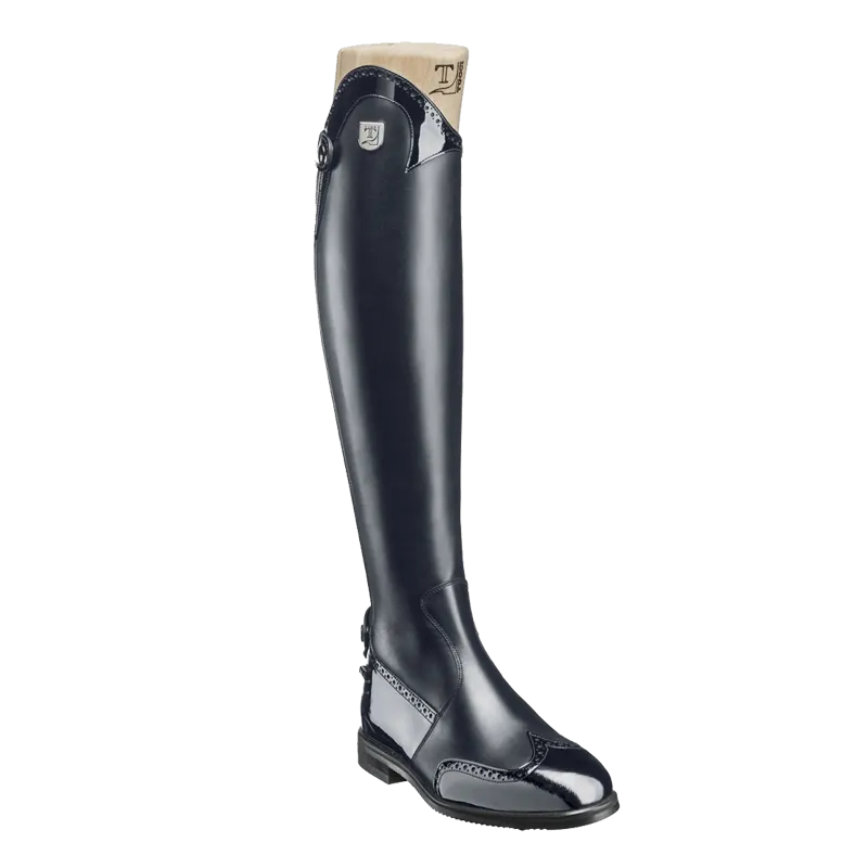 Tucci Boots Marilyn with Punched Patent Detail (Instant Dispatch)