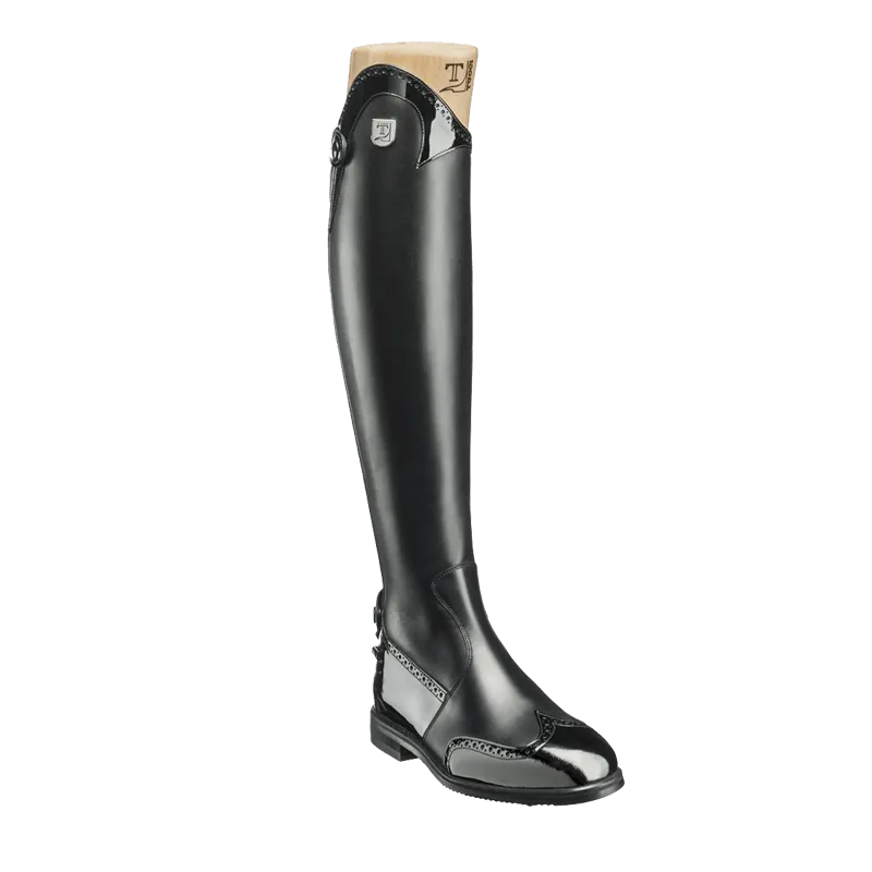 Tucci Boots Marilyn with Punched Patent Detail (Instant Dispatch)