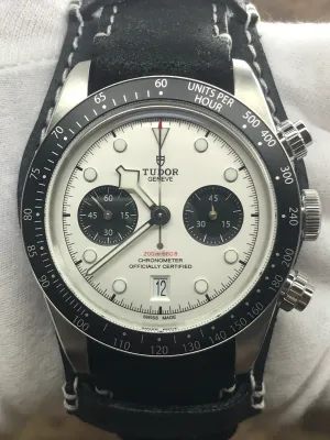 Tudor Black Bay Chrono 79360N White Panda Dial Automatic Men's Watch