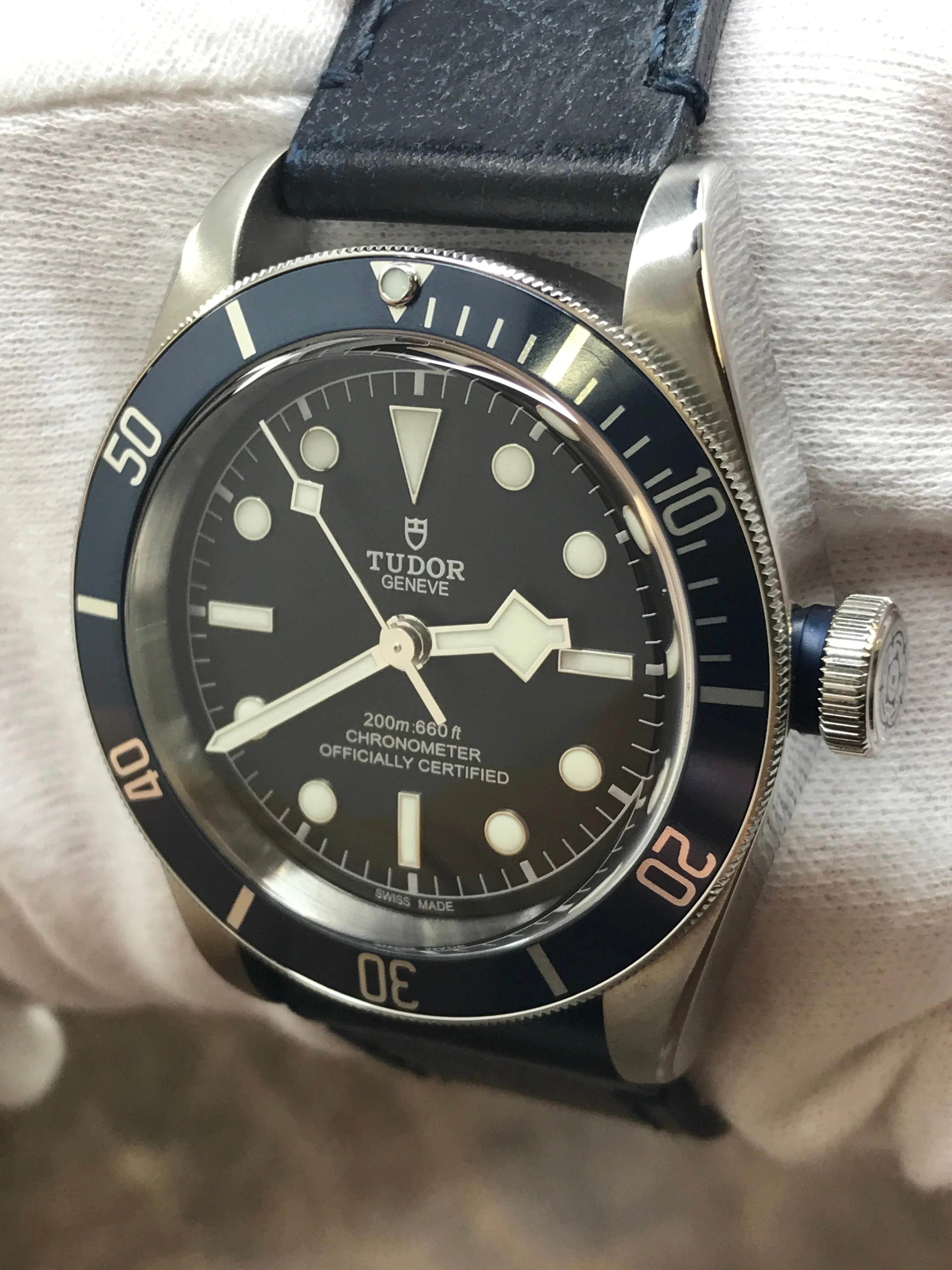 Tudor Heritage Black Bay 79230B Blue Dial Automatic Men's Watch