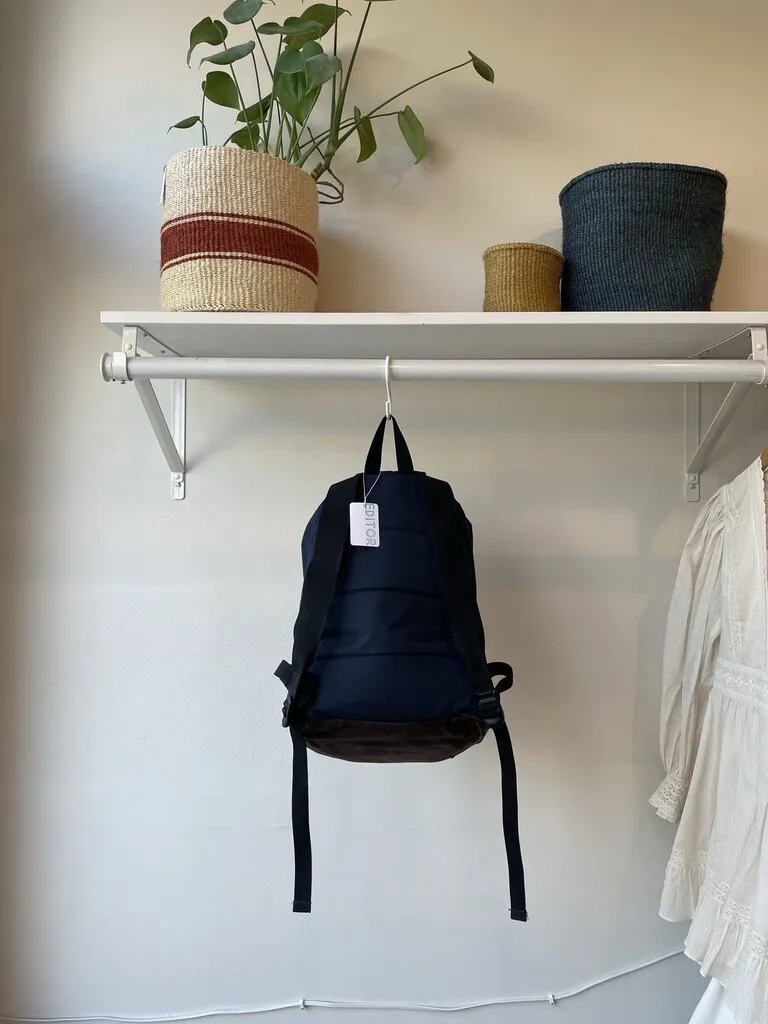 Twill Rucksack Backpack (Est. Retail ~$250. As found, hole)