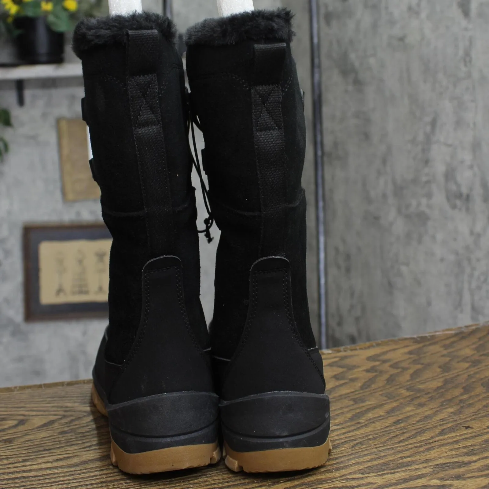 Universal Thread Women's Carla Tall Winter Boots 88236153 Jet Black 8M