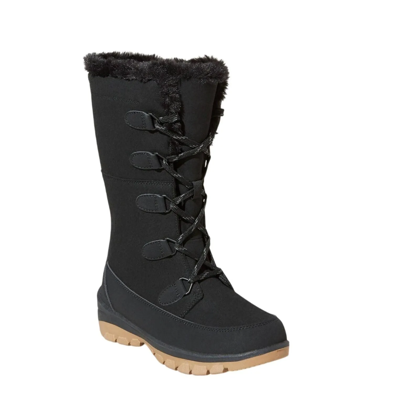 Universal Thread Women's Carla Tall Winter Boots 88236153 Jet Black 8M