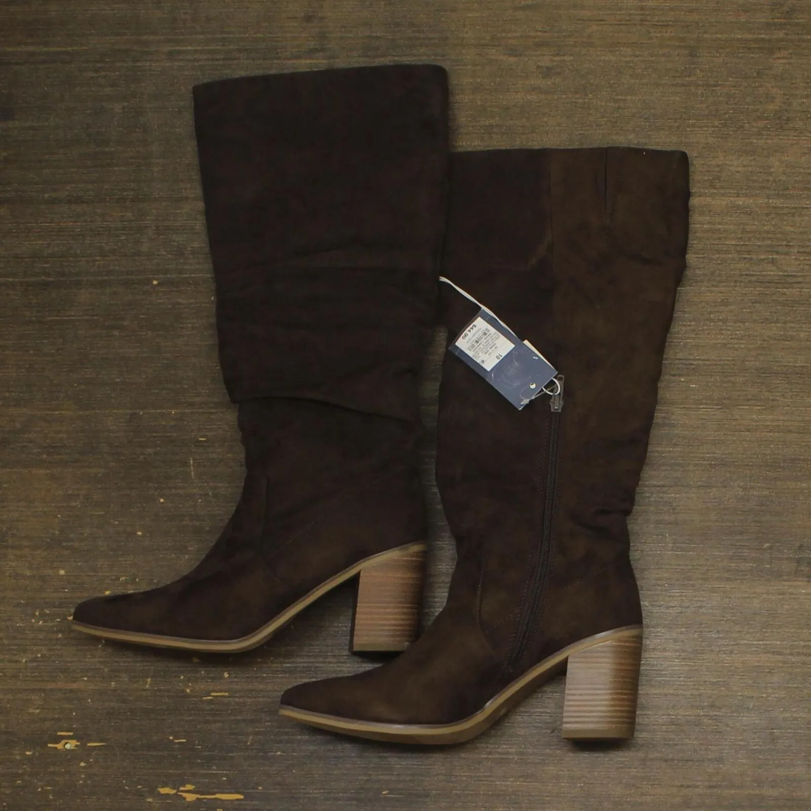 Universal Thread Womens Junie Tall Boots 90975015 Brown 10M