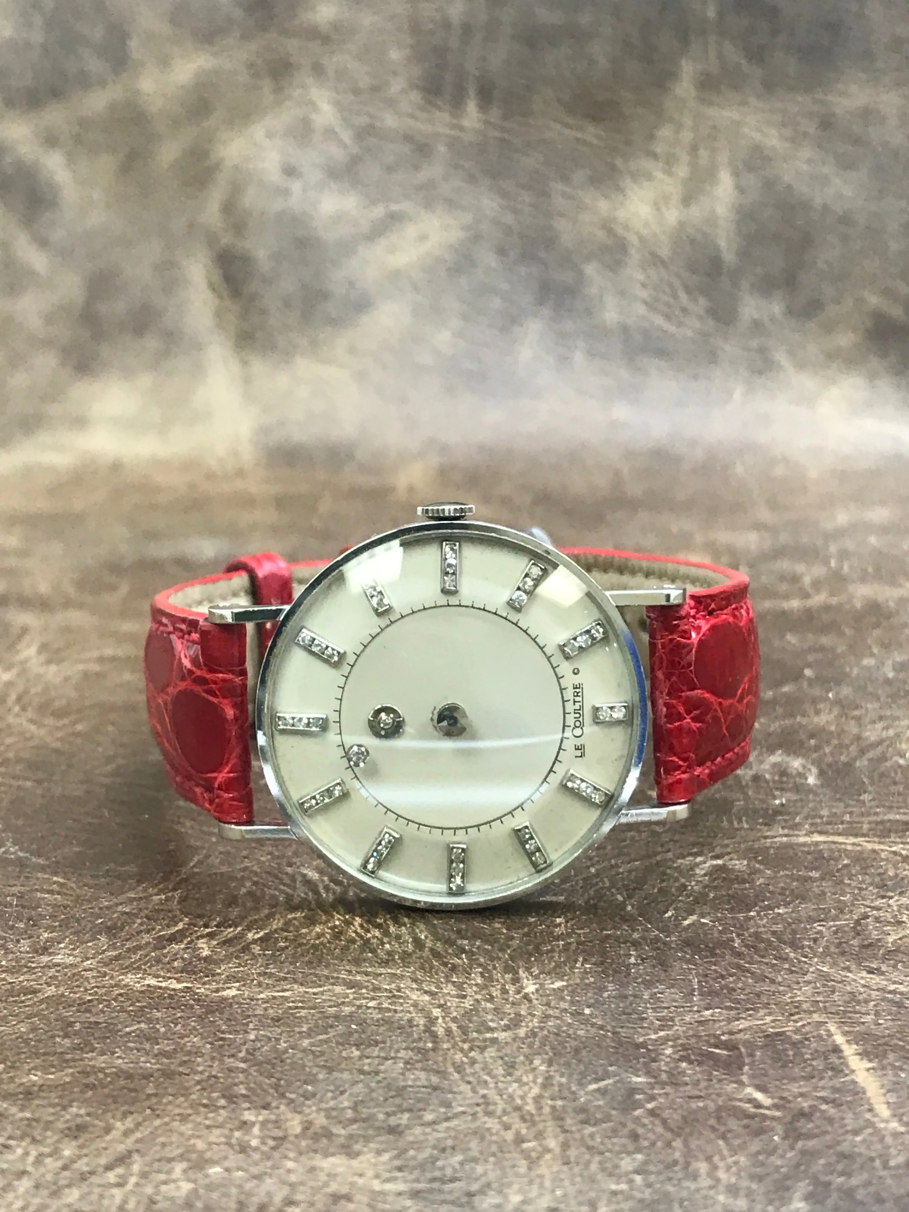 Vacheron Constantin Galaxy Mystery Dial Le Coultre Galaxy Mystery Dial White Dial Manual Widning Watch