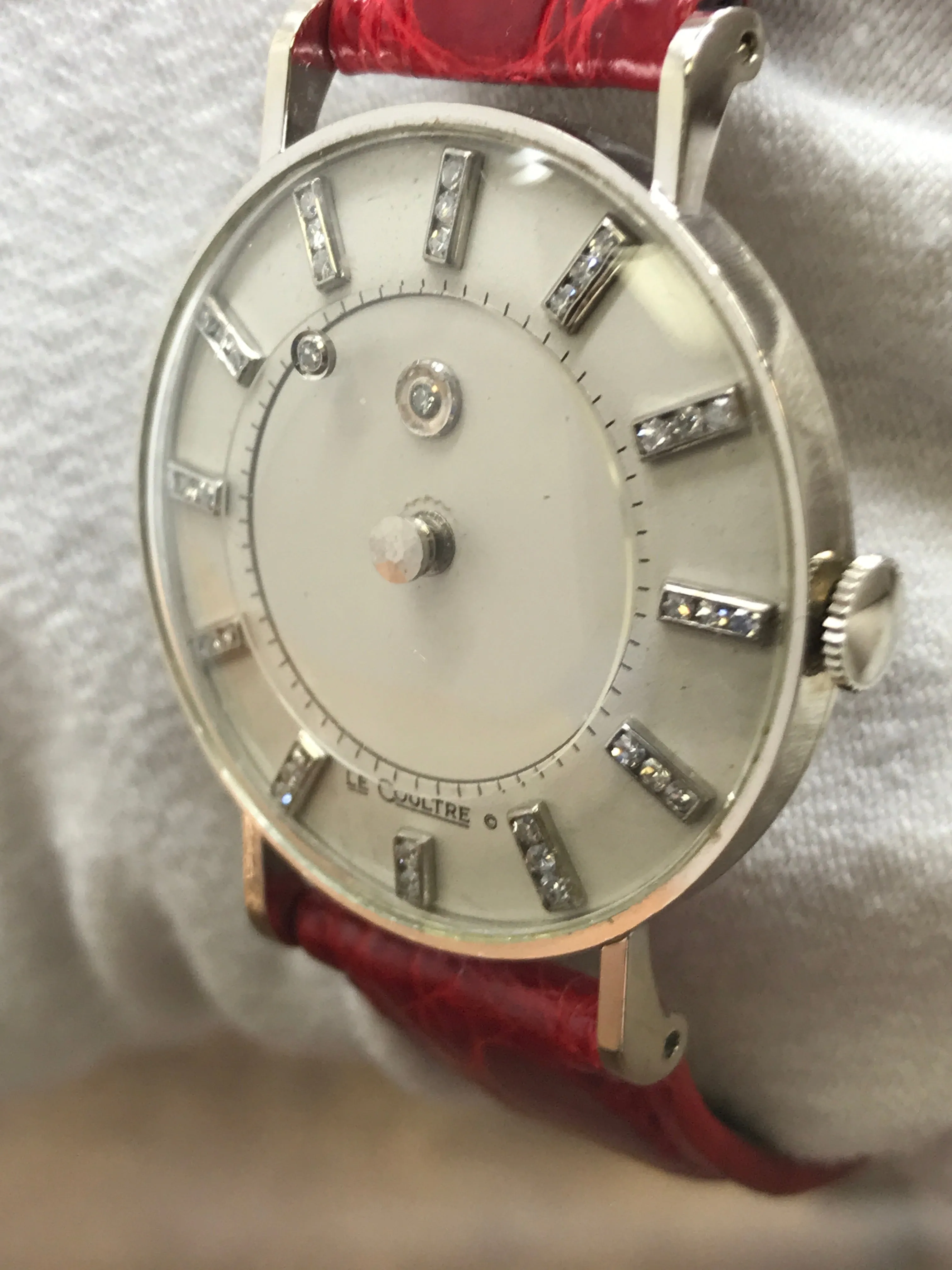 Vacheron Constantin Galaxy Mystery Dial Le Coultre Galaxy Mystery Dial White Dial Manual Widning Watch