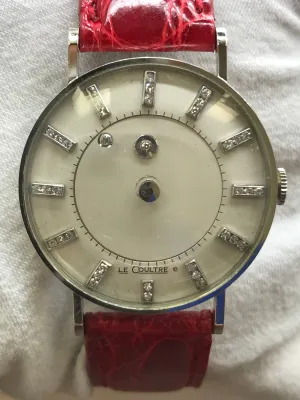 Vacheron Constantin Galaxy Mystery Dial Le Coultre Galaxy Mystery Dial White Dial Manual Widning Watch